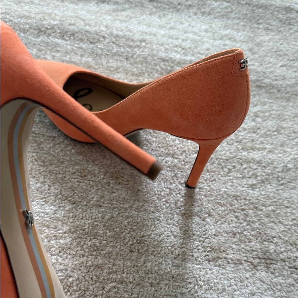 Sam Edelman Women's Vibrant Orange Heels - Picture 5 of 6